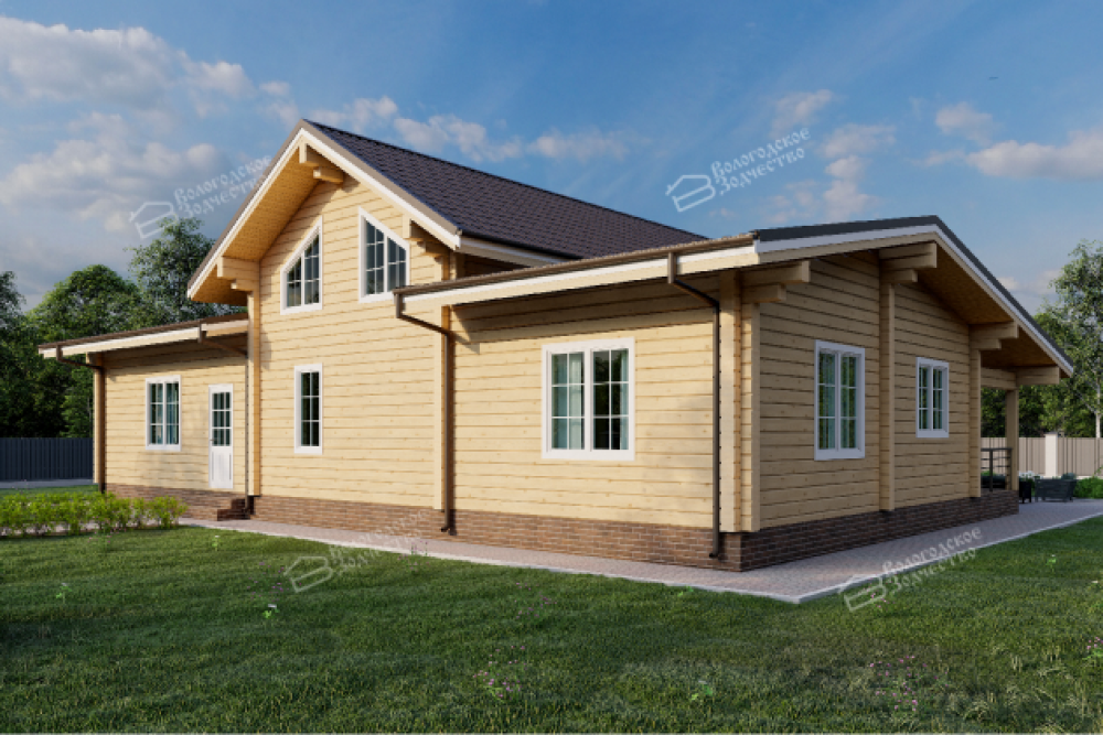 Дом из клееного бруса VZ-462